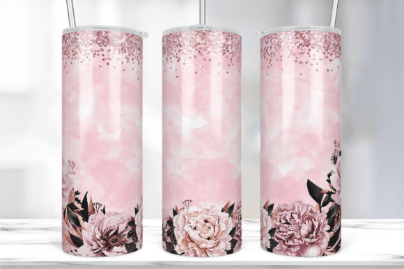 A Review of the Pink Rose Gold Glitter Graphics for Print Templates