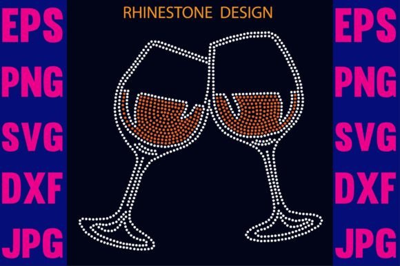 A Rhinestone Graphics Asset for Craft-Driven Editorial Projects