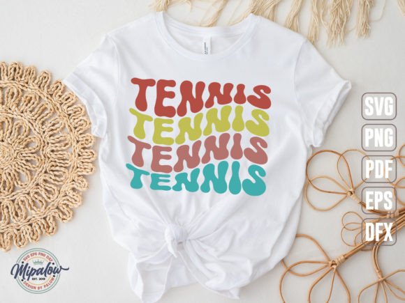 A Tennis SVG Review: Wavy Text Graphics for Creative Crafts