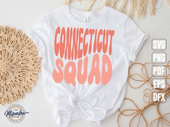 A Vintage Connecticut Squad SVG for Crafts & Graphics