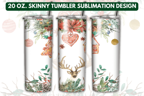 Crafting Brand Magic with Christmas Watercolor Graphics