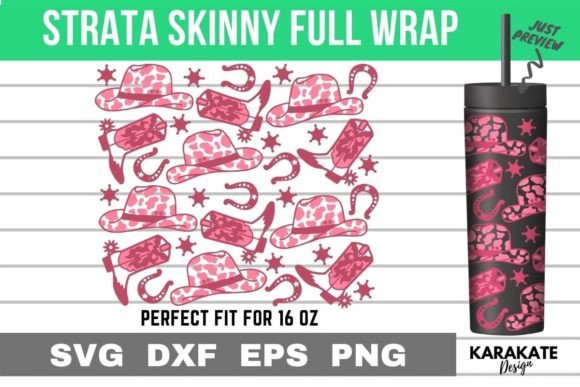 Evaluating the Cowgirl Strata Skinny Wrap SVG for Commercial Crafts