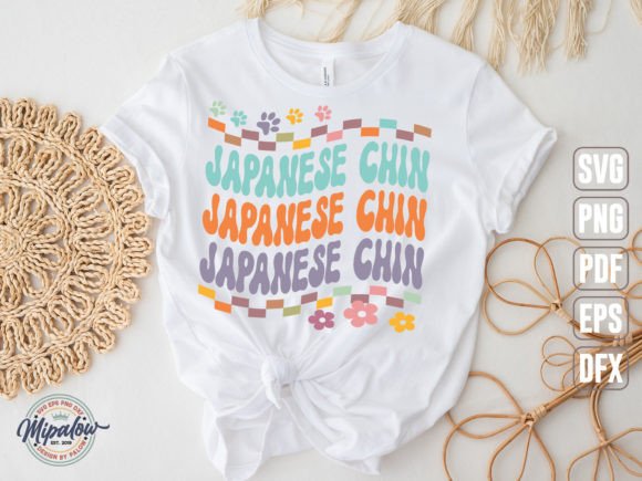Groovy Japanese Chin Graphics for Creative Crafts