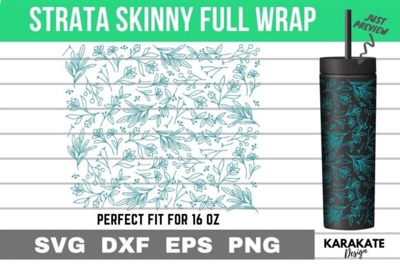 Line Flower 16 Oz Strata Skinny Wrap: A Designer's Review