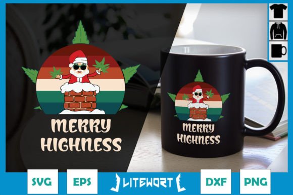 Merry Highness Retro Santa SVG: A Designer's Review for Graphics & Crafts