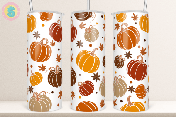 Pumpkin Spice Tumbler Wrap: A Designer’s Take for Fall Embroidery